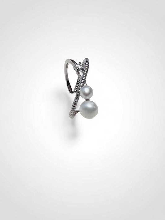 Eternal Pearl Infinity Ring