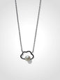 Cloudscape Elegance Pearl Necklace