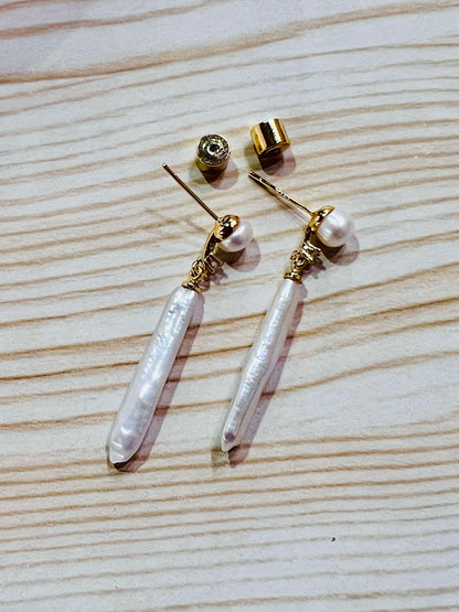 Imperial Impressions Pearl Dangling Earrings